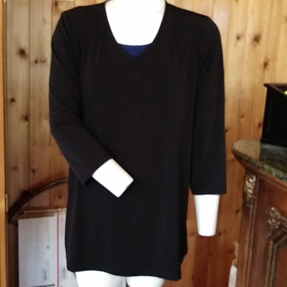 Liquid knit top